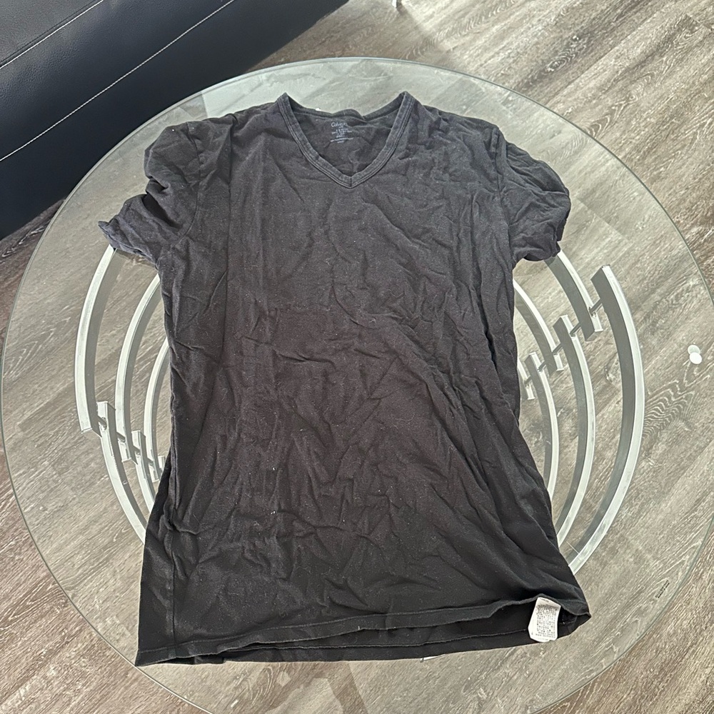 Basic Black V-Neck Tee